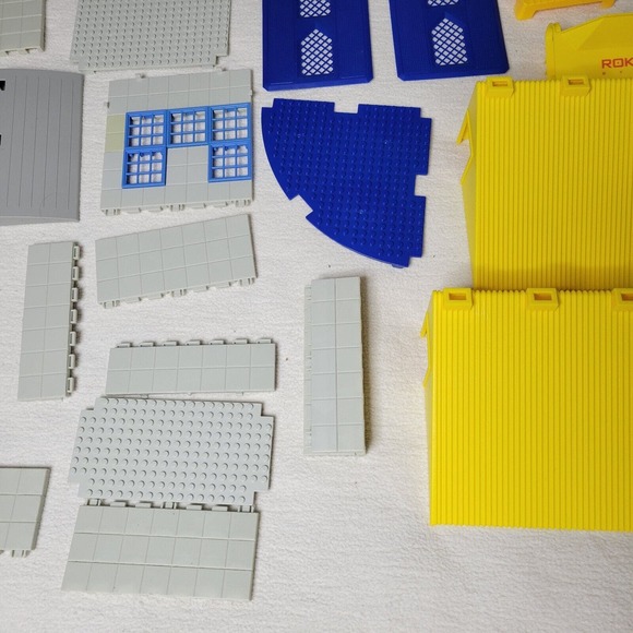 Vtg Rokenbok Parts Components Building Block Panels Toys RC Factory Deck Playset - Picture 7 of 16